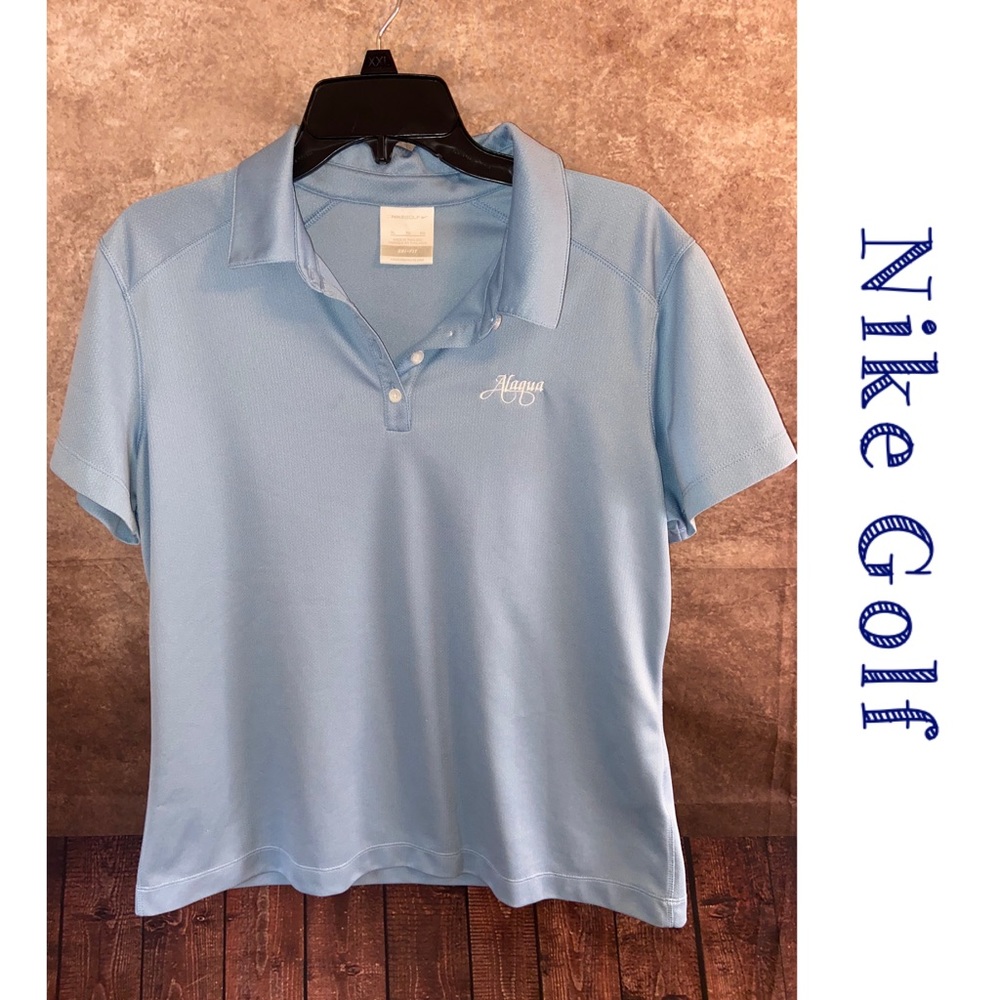 Women’s Nike Golf Dri-Fit Short Sleeve Blue Golf Polo.  Size XL-NWOT